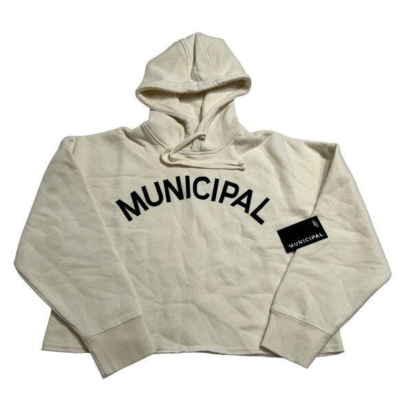 MUNICIPAL Origin Hoodie in Natural / Black - Picture 1 of 5